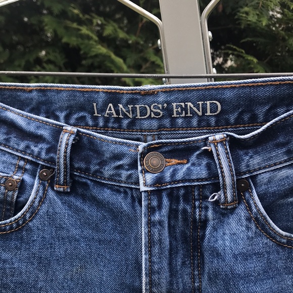 Lands' End Mens Blue Denim Jeans (#3) Size 32x32 - Picture 1 of 12